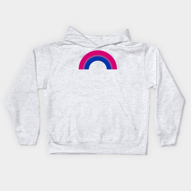 Rainbow bi Kids Hoodie by ghjura